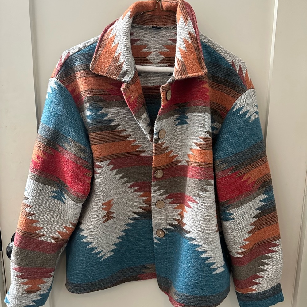 Small Aztec Shacket
